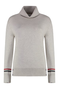 Wool turtleneck sweater